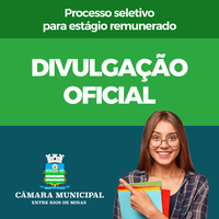 Publicação do Resultado Oficial do Processo Seletivo para a contratação de estagiários